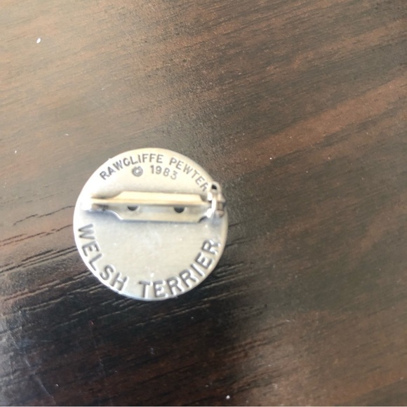 Welsh Terrier Rawcliffe Pewter Pin 1983 - Picture 3 of 4